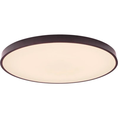 Afbeelding van Brilliant HK17795S76 Slimline LED plafondlamp vast ingebouwd 80 W Wit, Zwart