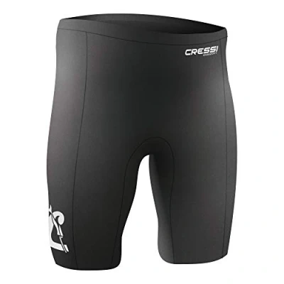 Afbeelding van Cressi Armor Rash Guard Shorts Man Unisex volwassenen, zwart.
