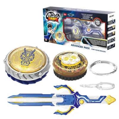 Afbeelding van Infinity Nado Metalen tol voor kinderen, jongens vanaf 5, 6, 7, 8, 9, 10, 11, 12 jaar, Advanced Pack Fury Wave Dragon
