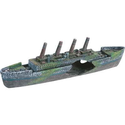 Afbeelding van Aquarium decoratie Titanic 37,5 x 6 10 cm