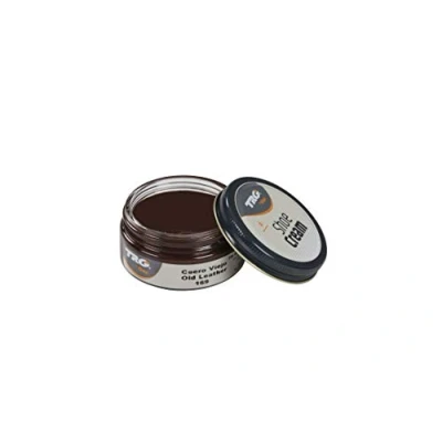 Afbeelding van TRG schoencrème met bijenwas oud leer 50 ml