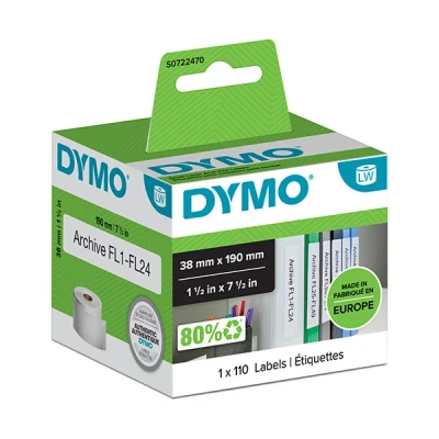 Image de DYMO LabelWriter étiquettes pour classeurs à levier 110 étiquette(s)