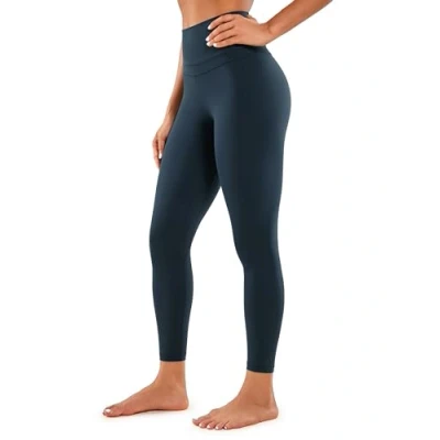 Afbeelding van CRZ Yoga Naked Feeling Legging voor yoga, sport, fitness, 7/8, hoge taille, met zakken, 63 cm, Echte marine