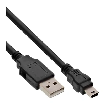 Afbeelding van InLine 33107 USB kabel 2 m A Mini B Zwart
