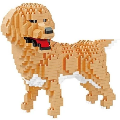 Afbeelding van Balody Golden Retriever Nanoblocks bouwset / 3D puzzel 824 bouwsteentjes