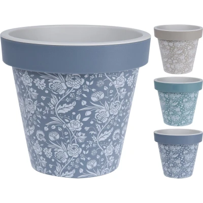 Afbeelding van Bloempot E&amp;K Rond 20 cm Deco Groen