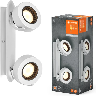 Afbeelding van LEDVANCE LED plafondspot Venus, 3.000 K, 2 lamps, wit