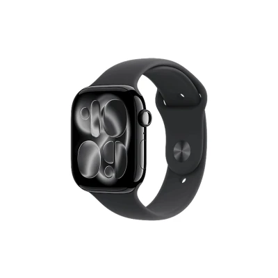 Afbeelding van Apple Watch Series 11 42mm Zwart Sportband M/L
