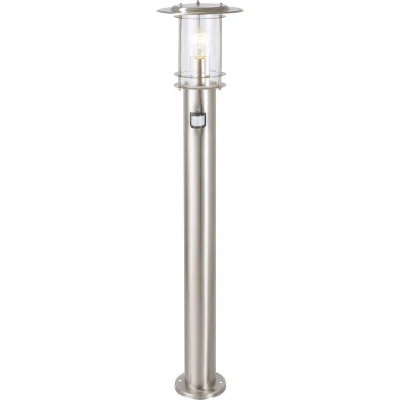 Afbeelding van Brilliant YORK Staande Buitenlamp met bewegingssensor Chroom