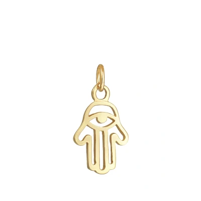 Afbeelding van Elli Hamsa Hanger goldcoloured, Dames, Maat: One Size, Gold coloured