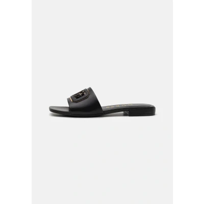 Afbeelding van Guess Tarisha Muiltjes, Dames, Maat: 37, Black/gold Leer/ synthetisch