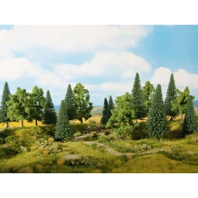 Afbeelding van NOCH 0024622 Set bomen Gemengd bos 140 tot 160 mm 6 stuk(s)