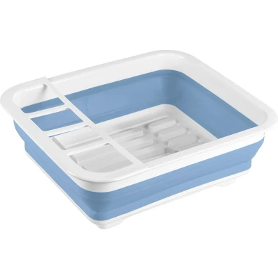 Afbeelding van Wenko Afdruiprek 31 X 36,5 Cm Blauw/wit