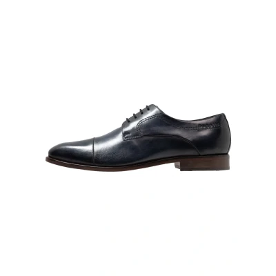 Afbeelding van bugatti Milko Veterschoenen, Heren, Maat: 40, Dark blue Leer