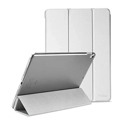 Afbeelding van ProCase Ultradunne en lichte beschermhoes met doorschijnende achterkant voor iPad Air 3e 10,5 inch 2019/iPad Pro 2017, zilver