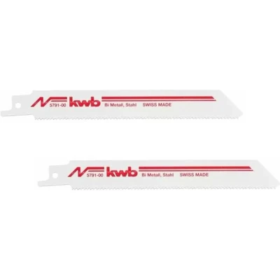 Afbeelding van KWB reciprozaagblad Voor metaal Lengte 130 mm HSS Bi 579100 2 stuks