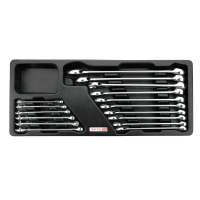 Afbeelding van TOPTUL PRO PLUS GAAT1602 Gereedschapmodule 16 6, 7, 8, 9, 10, 11, 12, 13, 14, 15, 16, 17, 18, 19, 22, 24 176 434 Chroom vanadium staal