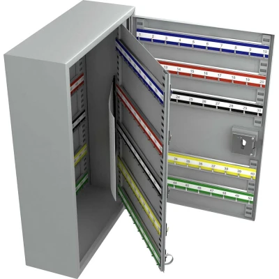 Afbeelding van Basi Sleutelkast SS 100 PZ 2171 0199 Aantal haken 200 Grijs (metalen behuizing)