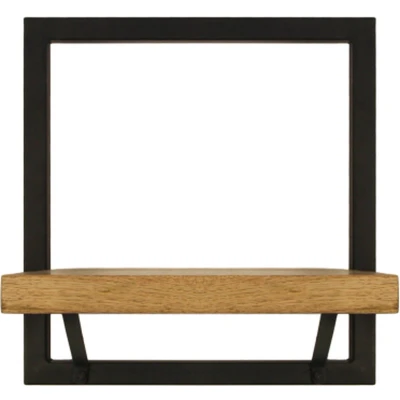Afbeelding van Levels wandplank 32x32 naturel/zwart