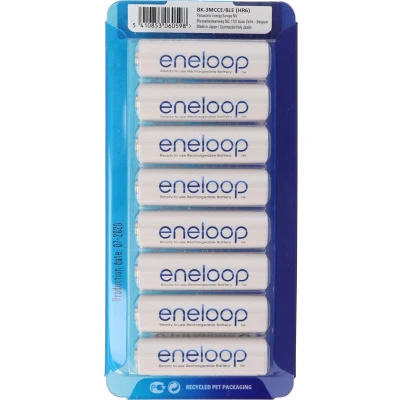 Afbeelding van Sanyo eneloop Mignon / AA HR 3UTGA min. 1900 mAh 8 pack + batterijdoos