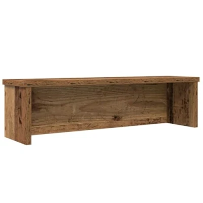 Afbeelding van vidaXL Keukenrek stapelbaar 50x15x16 cm bewerkt hout oud houtkleurig