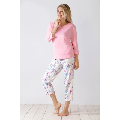 Afbeelding van Hajo pyjama dames polyester roze