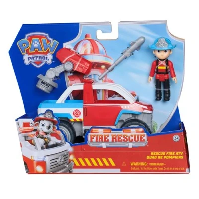 Image de Figurine et véhicule Paw Patrol Fire Rescue Ryder Pat’patrouille