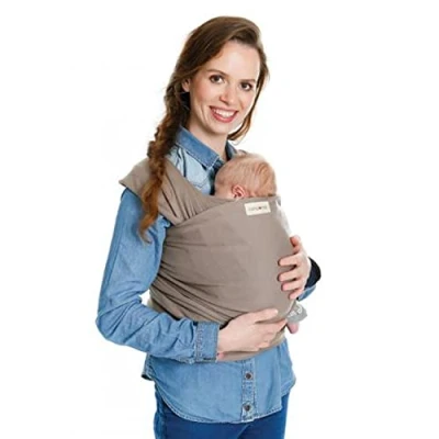 Afbeelding van Babylonia draagdoek Tricot Slen Organic taupe
