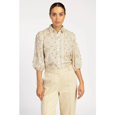 Afbeelding van LIEN 2 TONE Blouse
