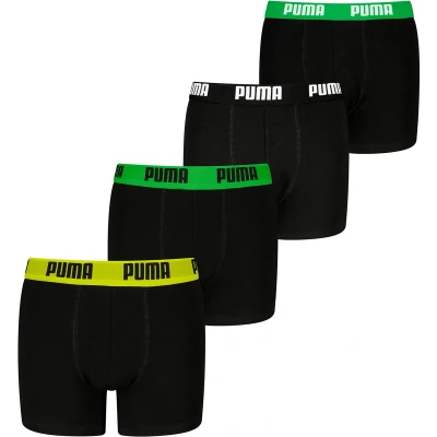 Afbeelding van PUMA Boxershorts voor Kinderen Biologisch Katoen Zachte Stretch, 4 pack
