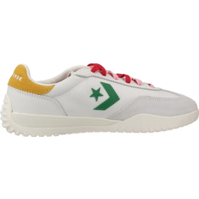 Afbeelding van Converse RUN STAR Sneakers laag, Dames, Maat: 39.5, Vintage white/green/yellow/red Leer
