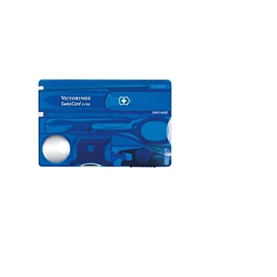 Afbeelding van Victorinox SwissCard Lite 0.7322.T2 Zakgereedschapsset Aantal functies 13 Saffier (transparant)