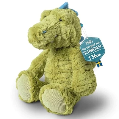 Afbeelding van Mollis Knuffeldier krokodil 36 cm pluche dier voor kinderen en baby&#039;s