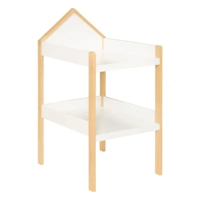 Afbeelding van Atmosphera Kids Baby commode 75x55x117cm Wit/Naturel
