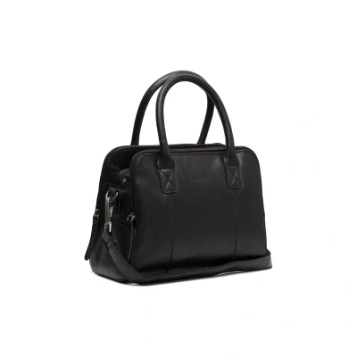 Afbeelding van Leren Schoudertas Zwart Ezra voor Dames The Chesterfield Brand