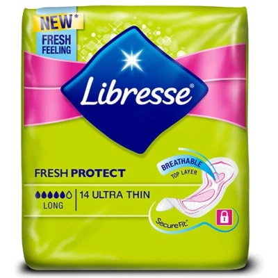 Afbeelding van Libresse Maandverband Ultra Thin Long 14 stuks