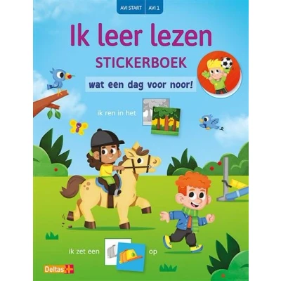 Afbeelding van Ik leer lezen Stickerboek Wat een dag voor Noor! (AVI START / AVI 1)