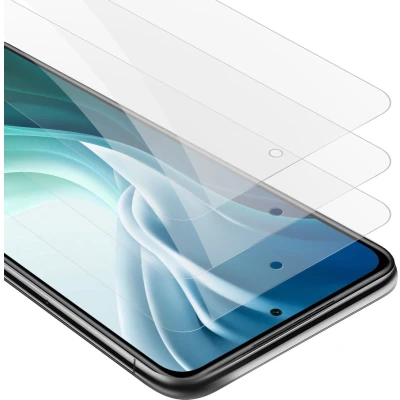 Afbeelding van Cadorabo 3x Screenprotector geschikt voor Xiaomi Mi 11i / POCO F3 Beschermende Pantser Film in KRISTALHELDER Getemperd (Tempered) Display beschermend glas 9H hardheid met 3D Touch