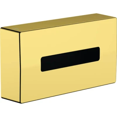 Afbeelding van Hansgrohe AddStoris box voor make up doekjes Polished Gold