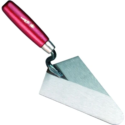 Afbeelding van Metselmeisje Pleistertroffel RVS rond 140mm