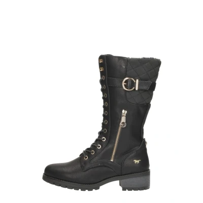 Afbeelding van Mustang Snowboots schwarz, Dames, Maat: 41, Schwarz Hoogwaardig imitatieleer