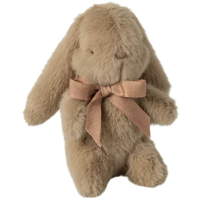 Afbeelding van Maileg knuffelkonijn bunny plush dusty brown 13 cm