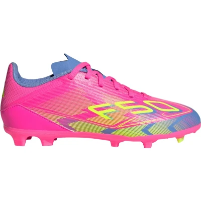 Afbeelding van adidas Performance F50 League Firm / Multi Ground Voetbalschoenen Kids Kinderen Roze 33 1/2