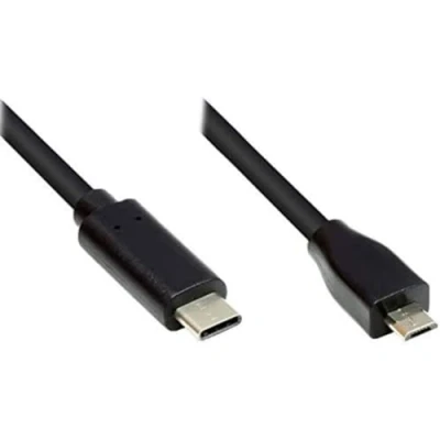 Afbeelding van GC M0123 2 m Micro USB B C 2.0 480 Mbit/s Black