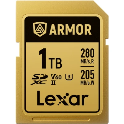 Afbeelding van Lexar Armor Pro Gold 1 TB SDXC V60