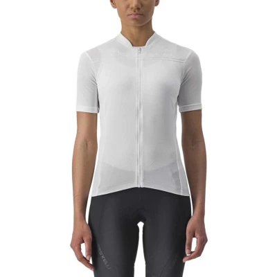 Afbeelding van Fietsshirt Castelli Anima 4 Dames maat L Wit