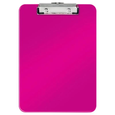 Afbeelding van Leitz Wow Klemplaat, Ft A4, Roze Klemplaat