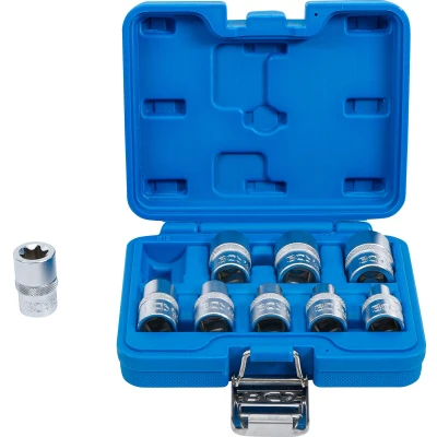 Afbeelding van BGS Doppenset E profiel 1/2&quot; E10 E24, 9 delig