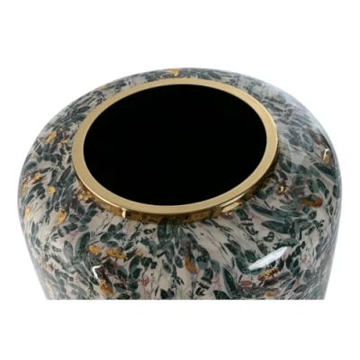 Afbeelding van Vaas Home ESPRIT Groen Gouden Metaal 33 x 35,5 cm