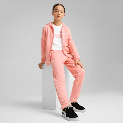 Afbeelding van Metallic joggingpak met capuchon voor Dames, Roze, Maat 15 16Y PUMA